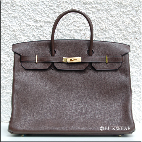 Cafe Clemence & Gold 40cm HERMES BIRKIN BAG