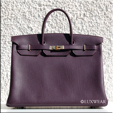 Raisin Togo& Gold 40cm HERMES BIRKIN BAG